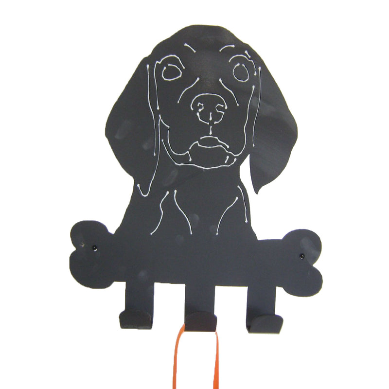 Dog leash hanger
