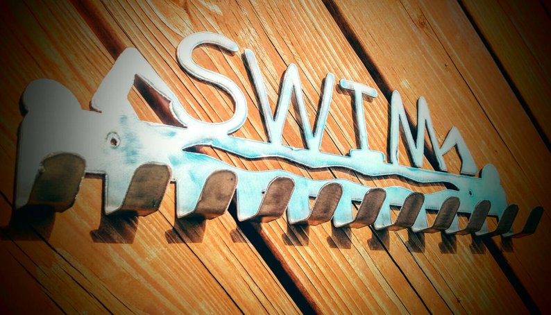 Swim Medal Hanger (with picture)